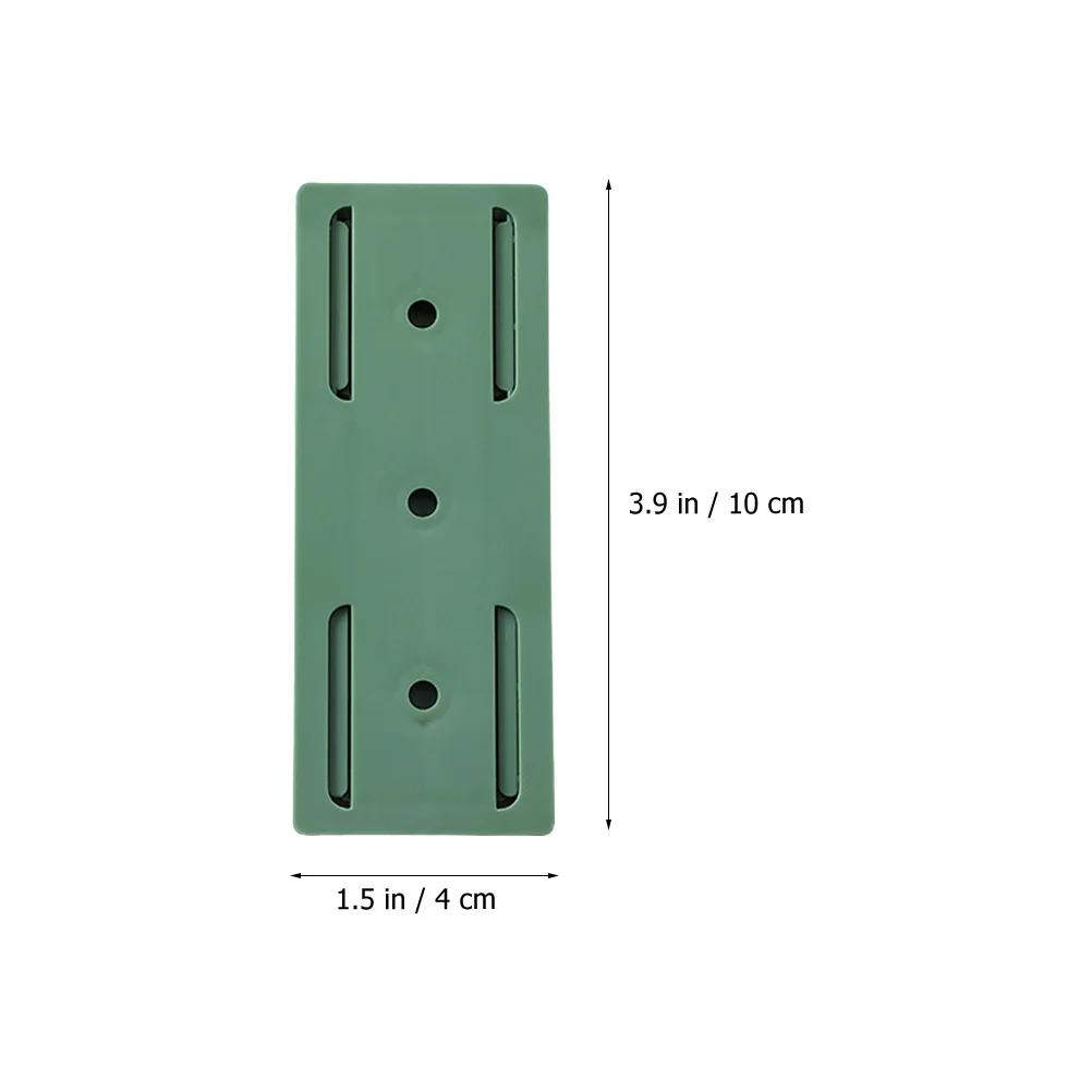 

4 Pcs Insert Storage Rack Multiple Hanging Socket Fixer Outlet Holder Organizer Desktop Self-adhesive Power Strip