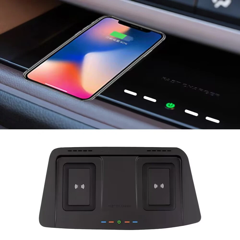 15W wireless charger For Toyota Highlander 2015-2021 charging pad quick charge phone mount holder car Accessories interior