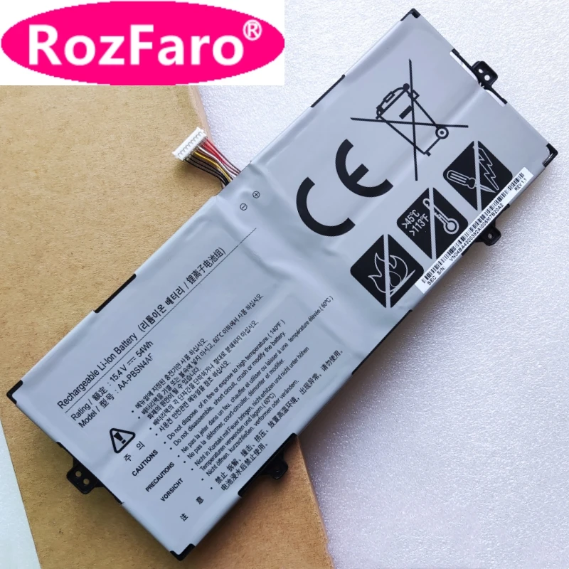 

RozFaro AA-PBSN4AF Battery For Samsung Notebook 9 Pen S NP930SBE NT930SBE Galaxy Book Flex 2 Alpha NP730QCJ NP730QDA NP730QCR