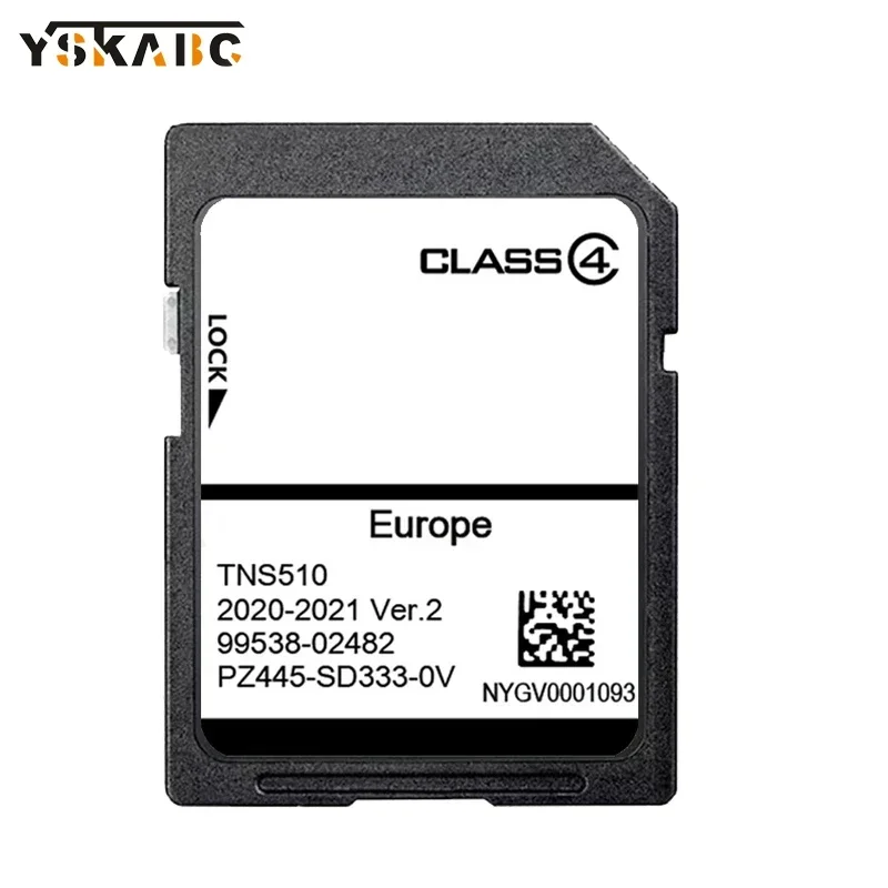 

Карта GPS-навигации TNS510 SD-карта 2021 Version2 для Toyota (Великобритания и Европа), автомобильные аксессуары, флеш-память