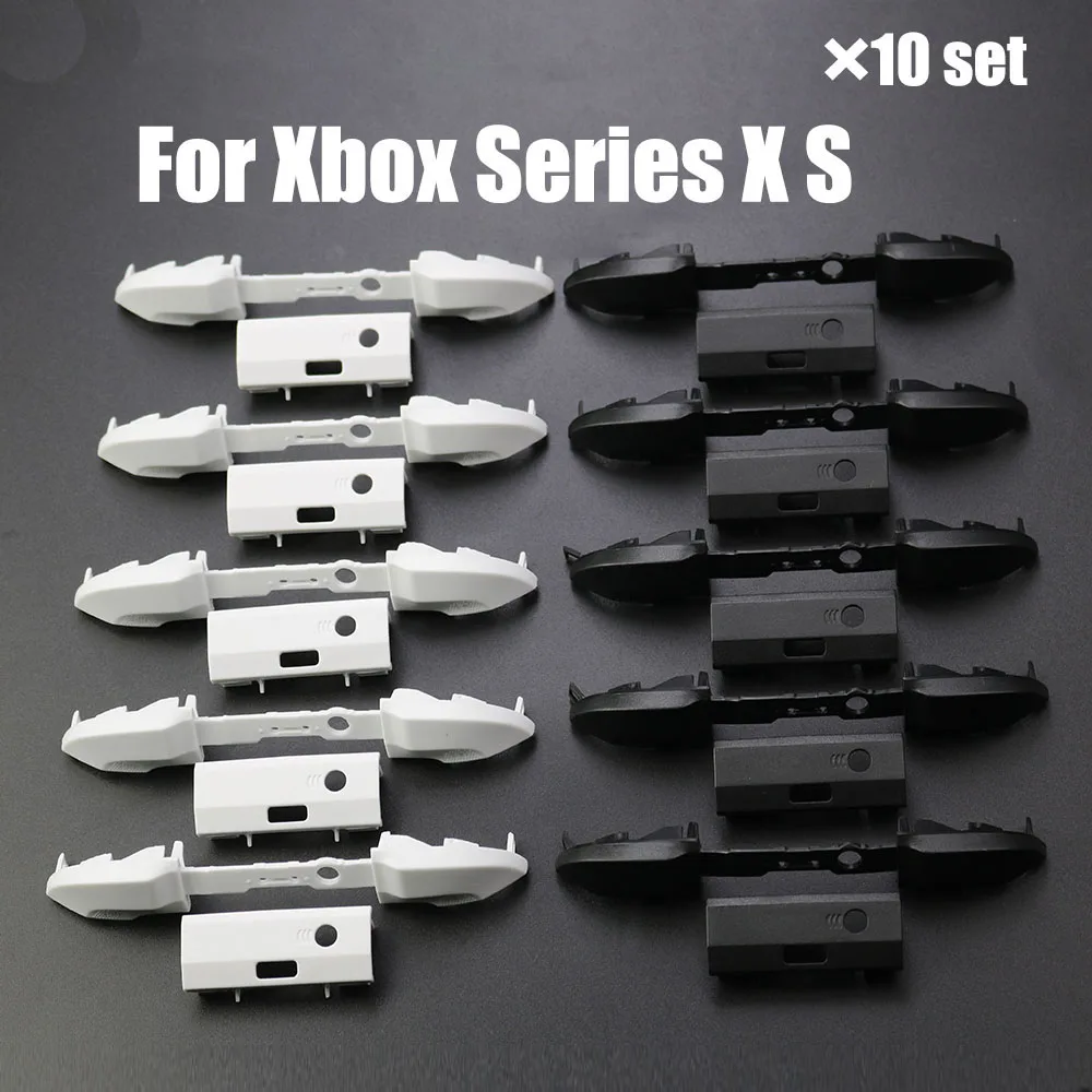 10 Sets White Black RB LB Bumper Button for XBox Series S X Controller Trigger Surround Guide On Off Buttons Repair Part