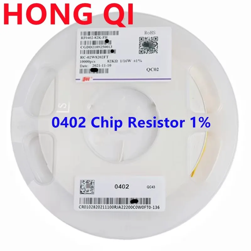 10000pcs Full Reel 0402 Smd Chip Resistor Resistors 0R-10M 1/16W 1% 4.7R 39R 360R 3K9 36K 360K 0R 10R 100R 1K 10K 100K