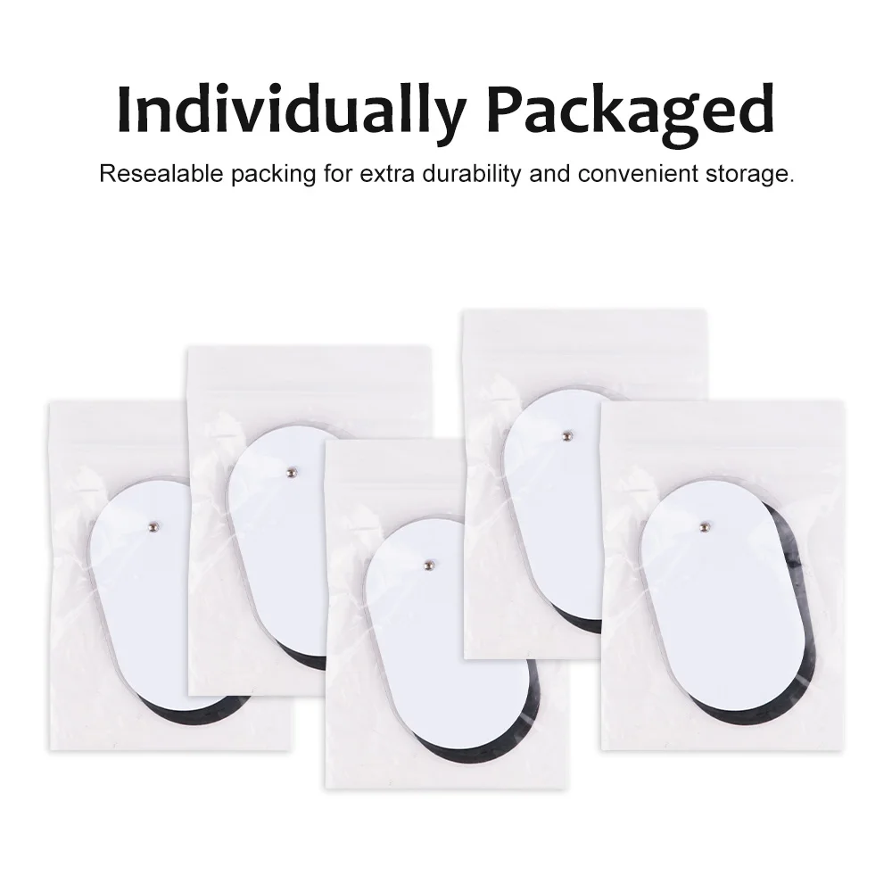 4PCS/2Packs Tens EMS Electrode Pads Pulse Massager Machine Massage Pads Electrical Nerve Muscle Stimulator Sticker Patch Therapy