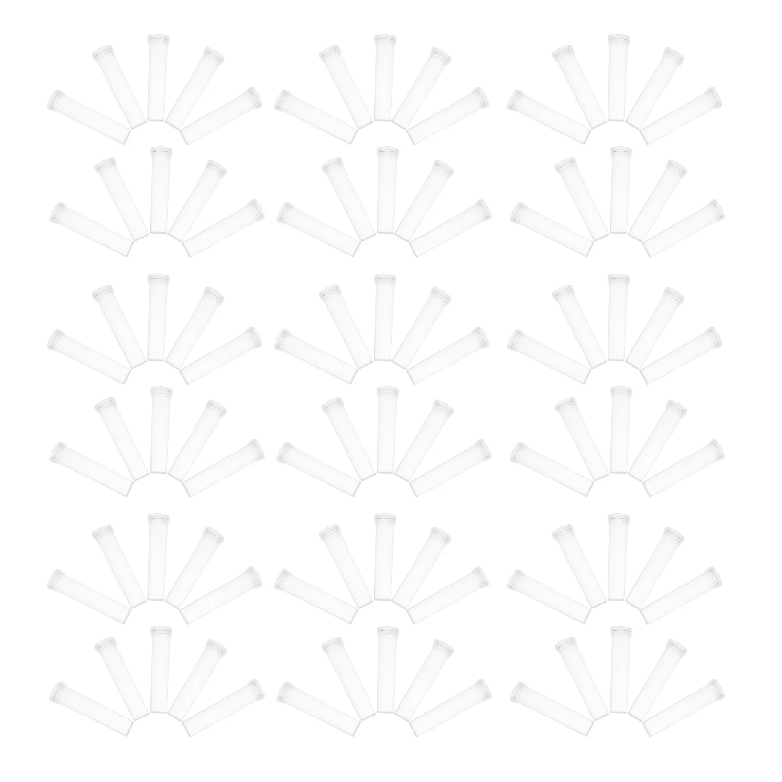 

100Pcs Plastic Flower Water Tubes Transparent Stem Protectors for Long-Lasting Arrangements Desktop Floral Holder for Weddings