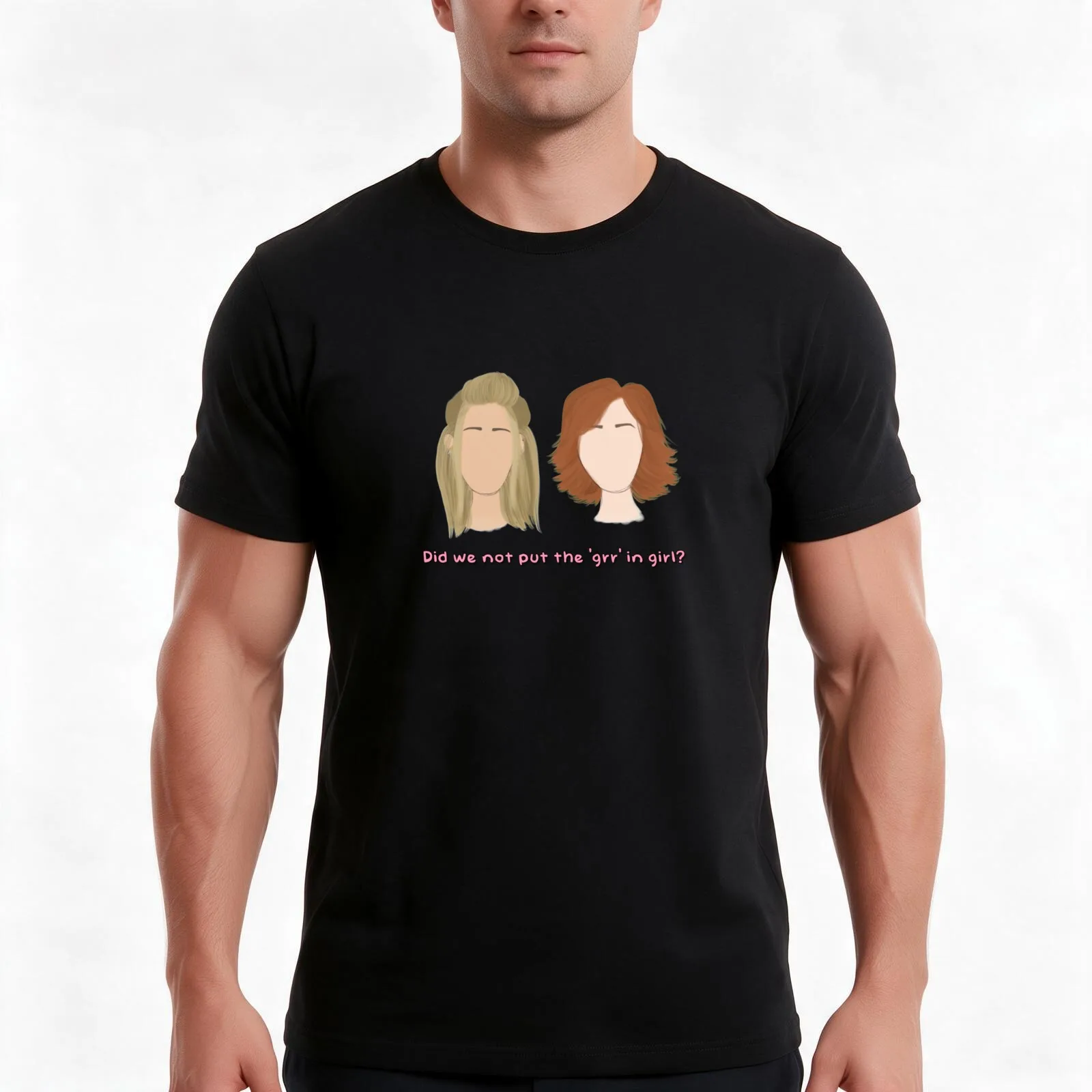 Buffy and Willow [UPDATED] T-Shirt, Summer Casual Cotton Tee, Oversized Streetwear Tops, Vintage Graphic Print, Unisex Men Women