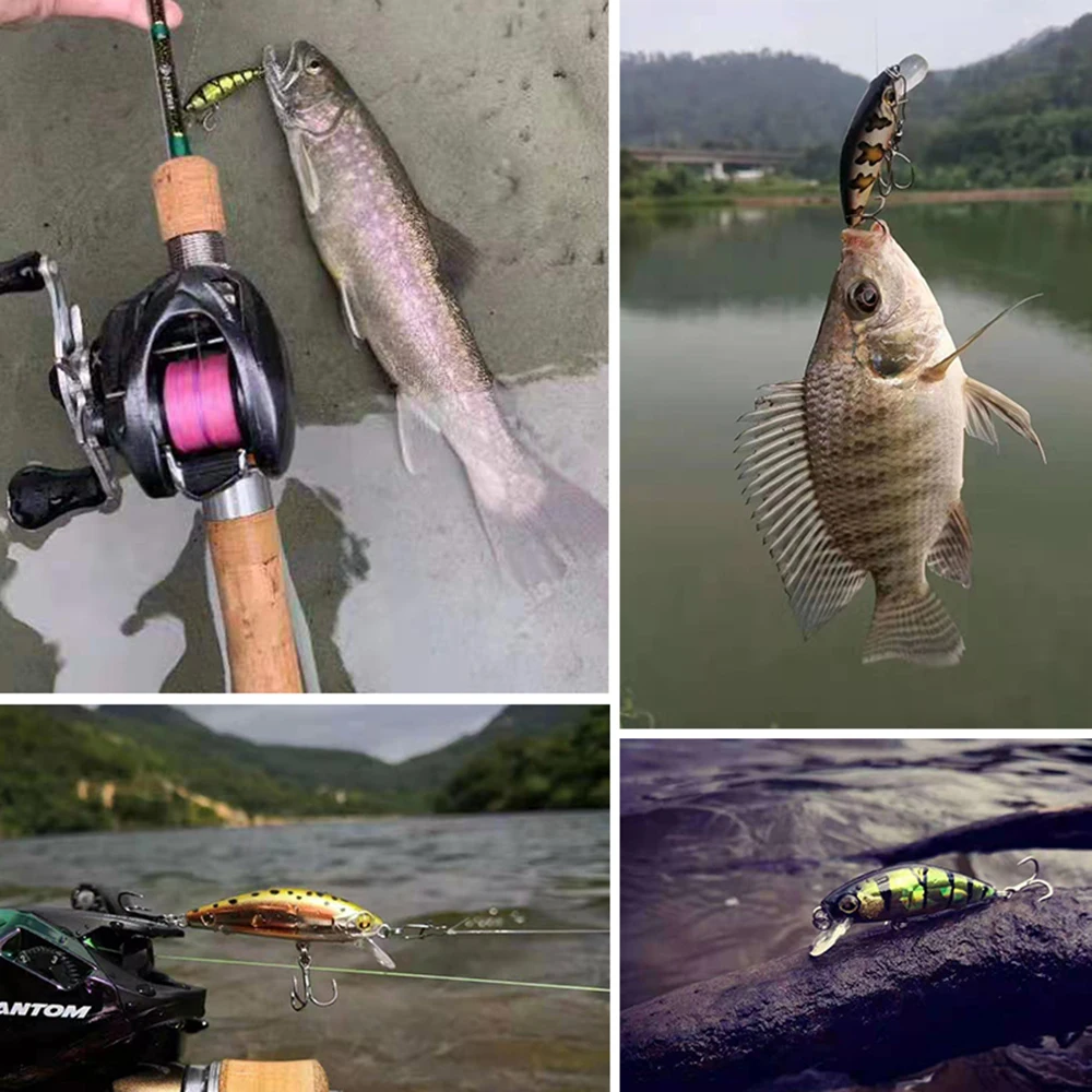 Elitelure PUMA/WUYING 6.5 جرام صغير Jerkbait أسماك البلمة إغراء صغير شاد بالوعة الاصطناعي المتذبذب الطعم لصيد سمك السلمون المرقط جثم الكرابي