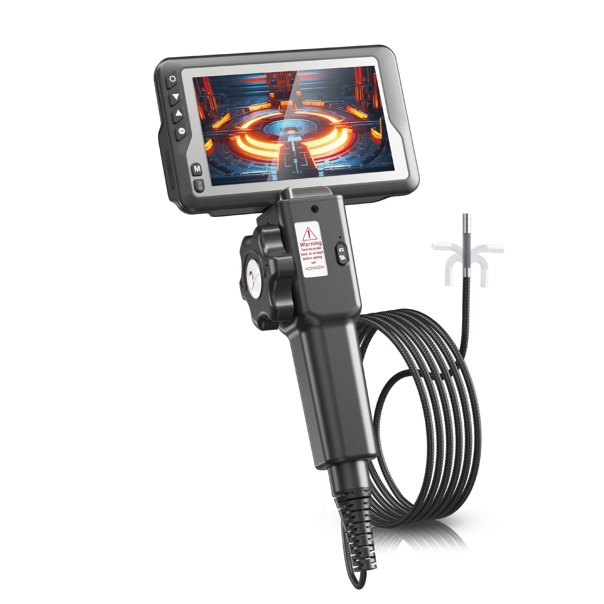 360-Degree steering to industrial endoscopes, car overhaul engine carbon deposits