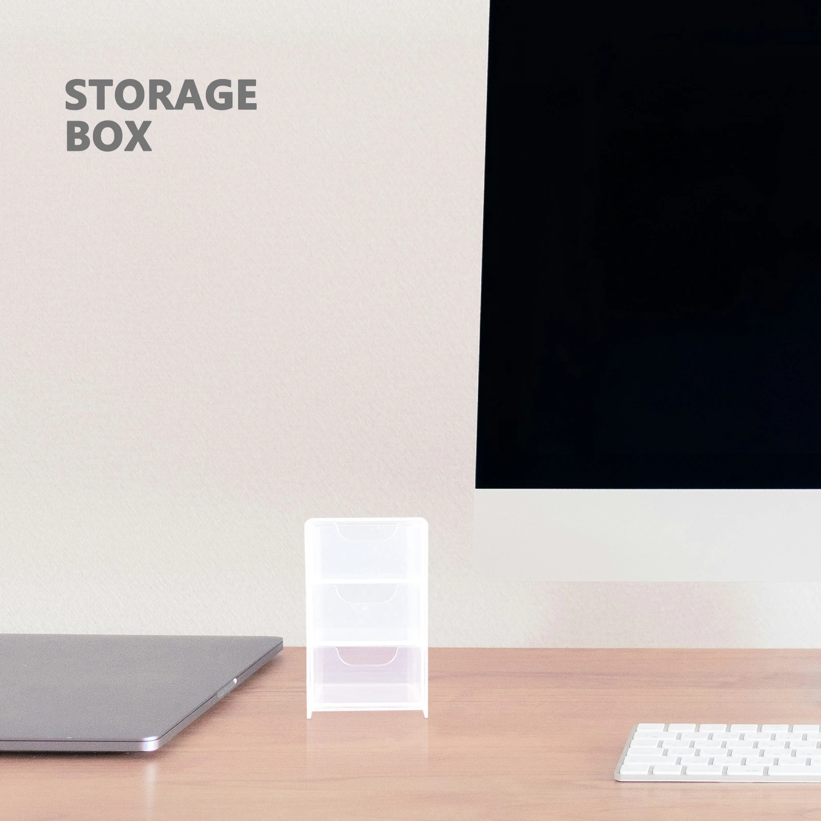 

Acrylic Storage Box Clear Desktop Drawer Organizer Multi Layered Compartment Medicine Cabinet Bathroom Container