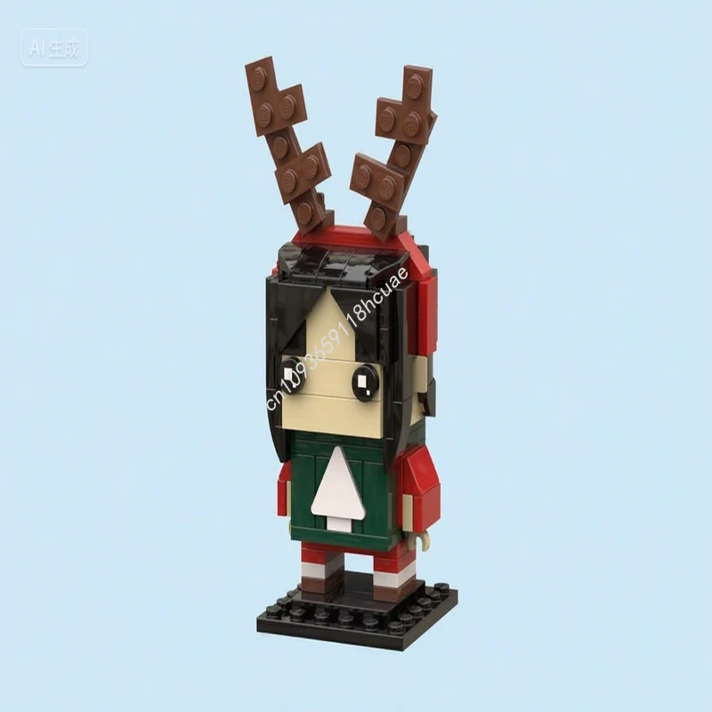 

184 шт. MOC Shinomiyaes Love is Ware Brickheadz строительные блоки Рождественский подарок подарок на день рождения праздничные подарки физическая координация