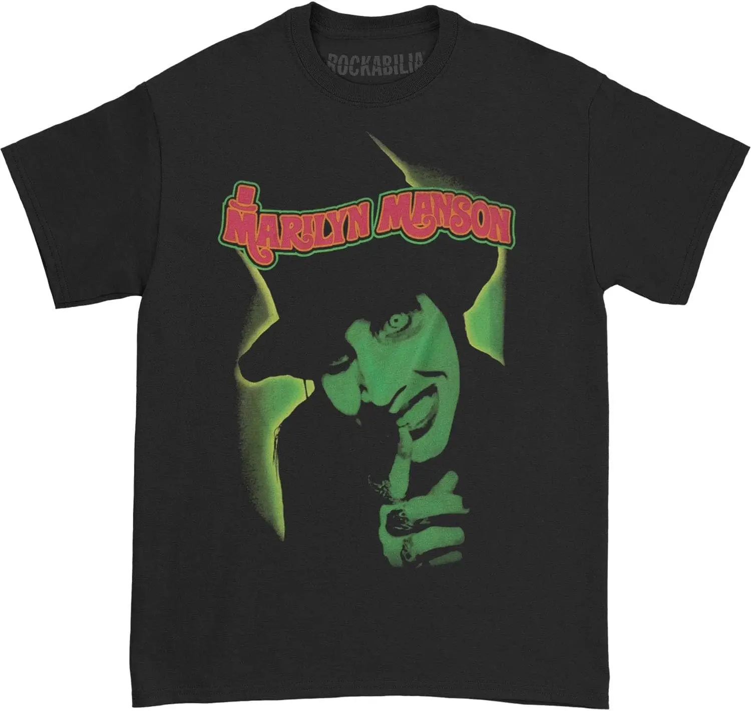 Marilyn Manson Men's Smells Like Children Slim Fit T-Shirt Black