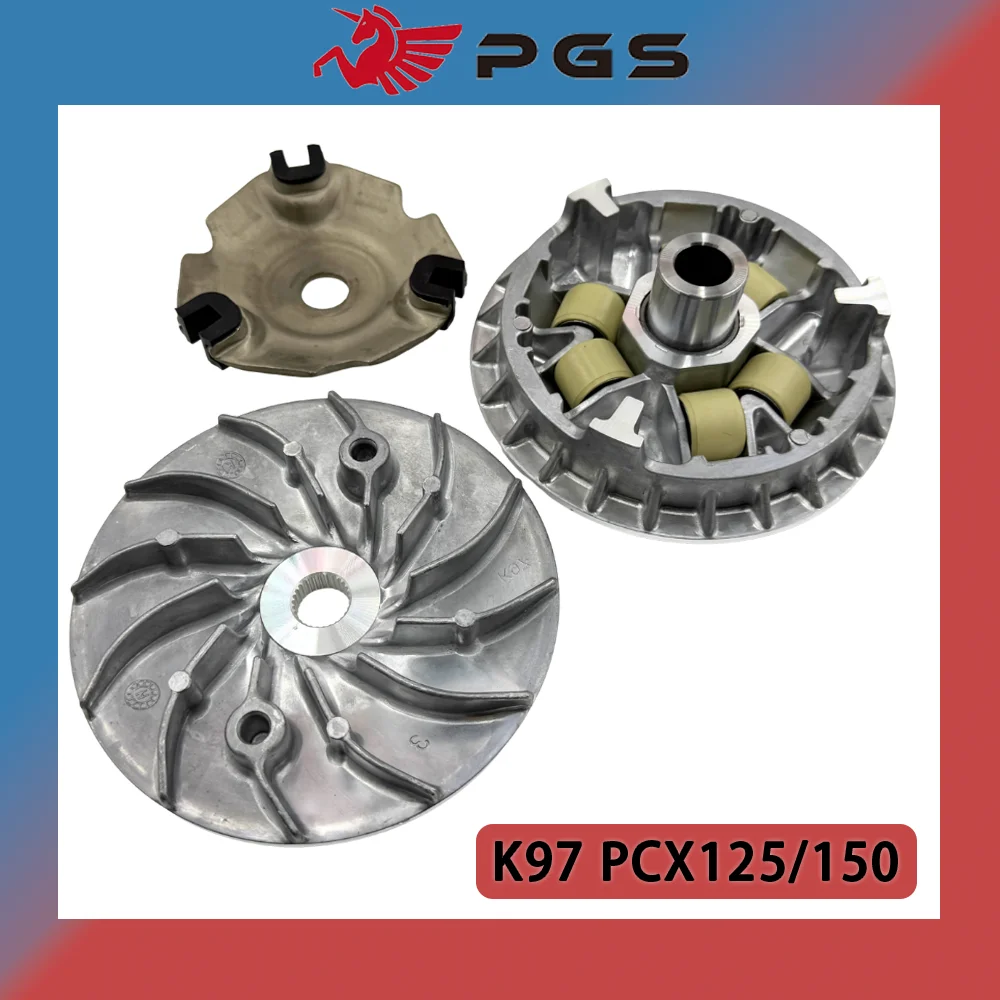 

K97 Clutch 124MM 28T Variator Clutch Pulley Kit For Honda ADV150 PCX 150cc 2018 V3 22110-K97-T00 150 19-22 22011-Kwn-900