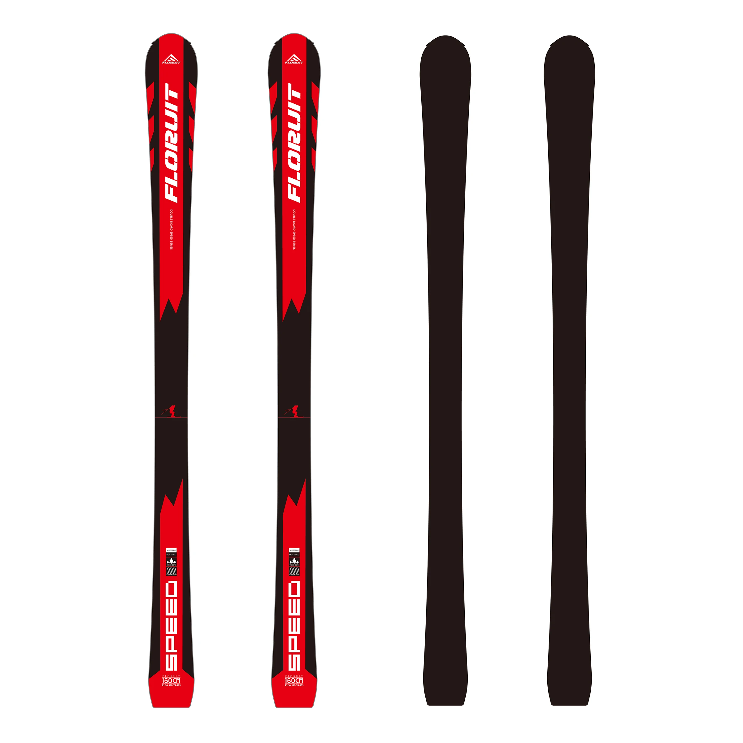 FLORUIT Custom Winter Sports Alpine Ski All Mountain Twin Tips Ski