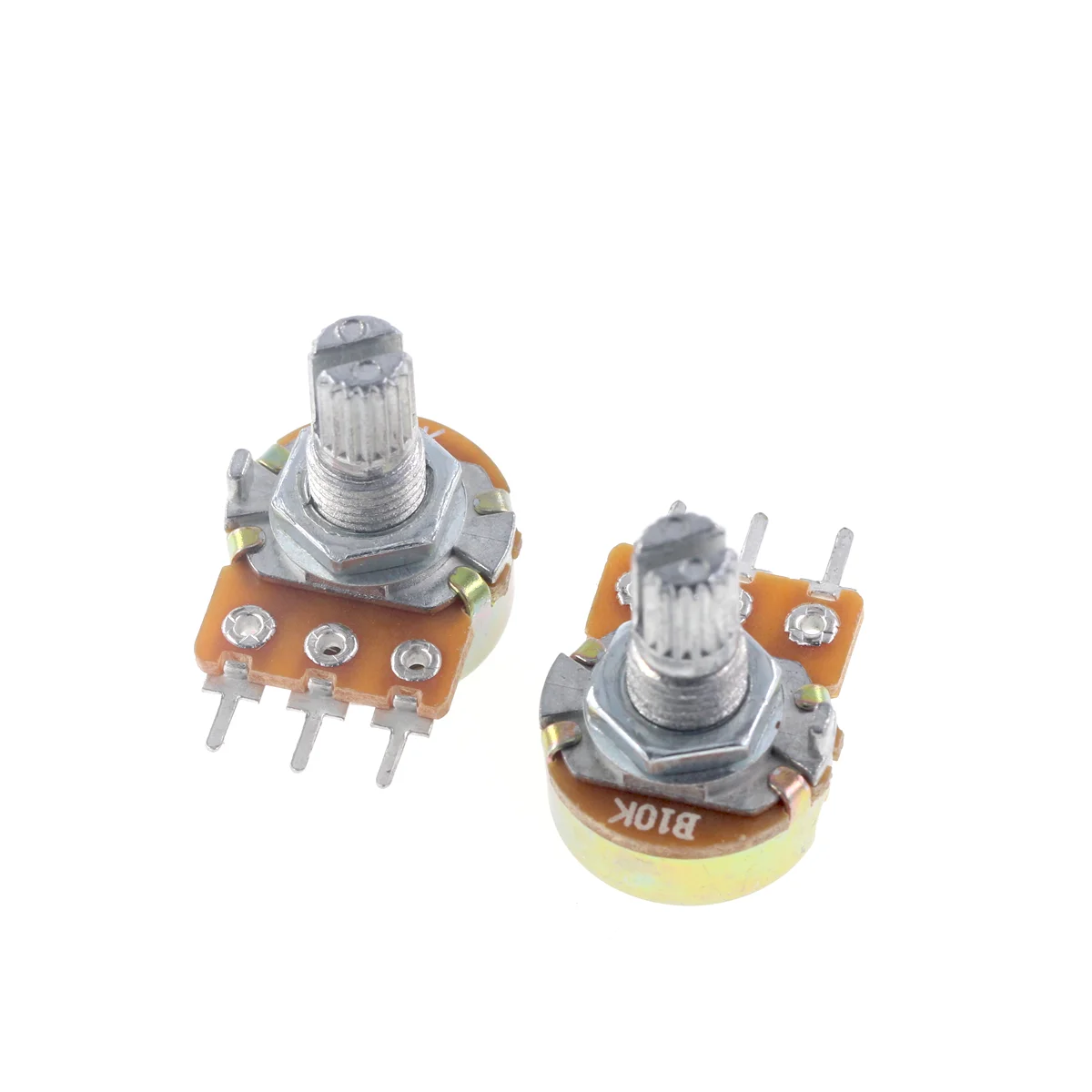 10PCS/LOT WH148 3Pin 15mm B1K B2K B5K B10K B20K B50K B100K B250K B500K B1M Potentiometer 1K 2K 5K 10K 20K 50K 100K 250K 500K 1M