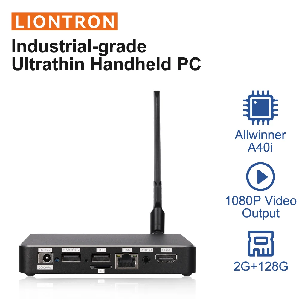 Liontron Allwinner A40i 1.2Ghz obsługuje 2GB RAM 128G ROM wysokowydajny Mini box komputer stacjonarny do komercyjnego Displayer