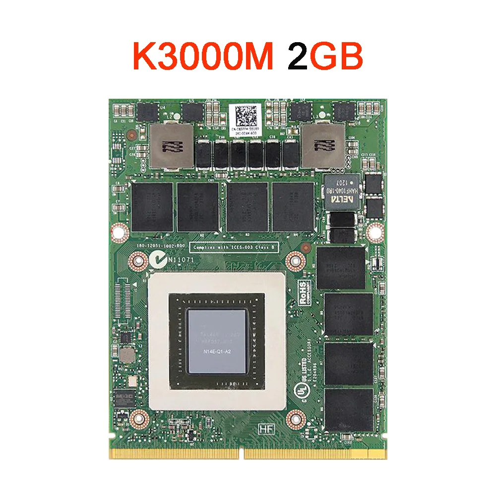 Quadro K3000M K3100M K4000M K4100M K5000M K5100M Video Card K3000 K3100 K4000 K4100 K5000 K5100 For iMac A1312 2009 2010 2011