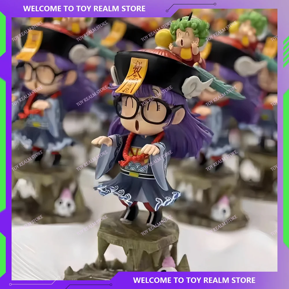 24cm Arale Action Figure Arale Figures IQ Doctor Arale Cute Pvc Statue Collectible Model Doll Desk Decoration Birthday Gifts Toy