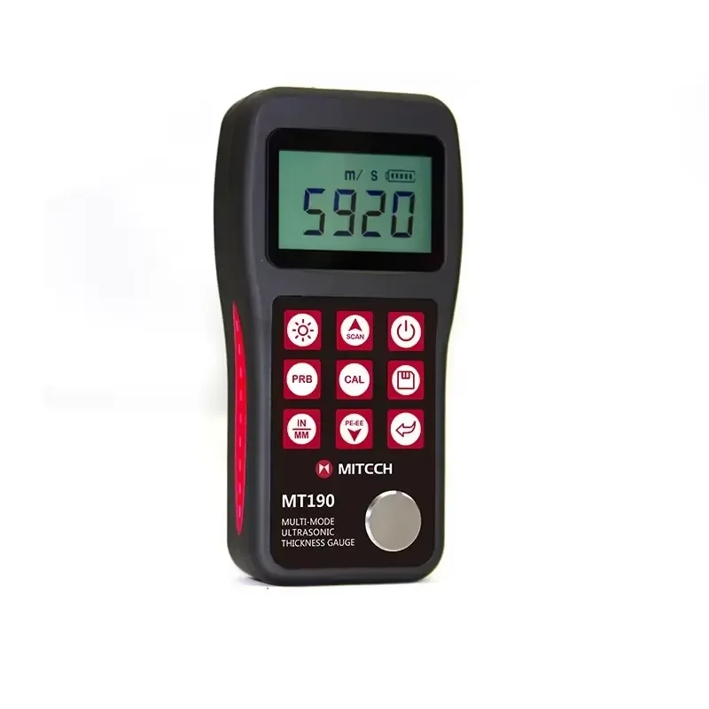 High Precision Portable Ultrasonic Thickness Gauge MT160/MT180/MT190/MT200/MT600 0.65-600mm Range for Metal Ceramic