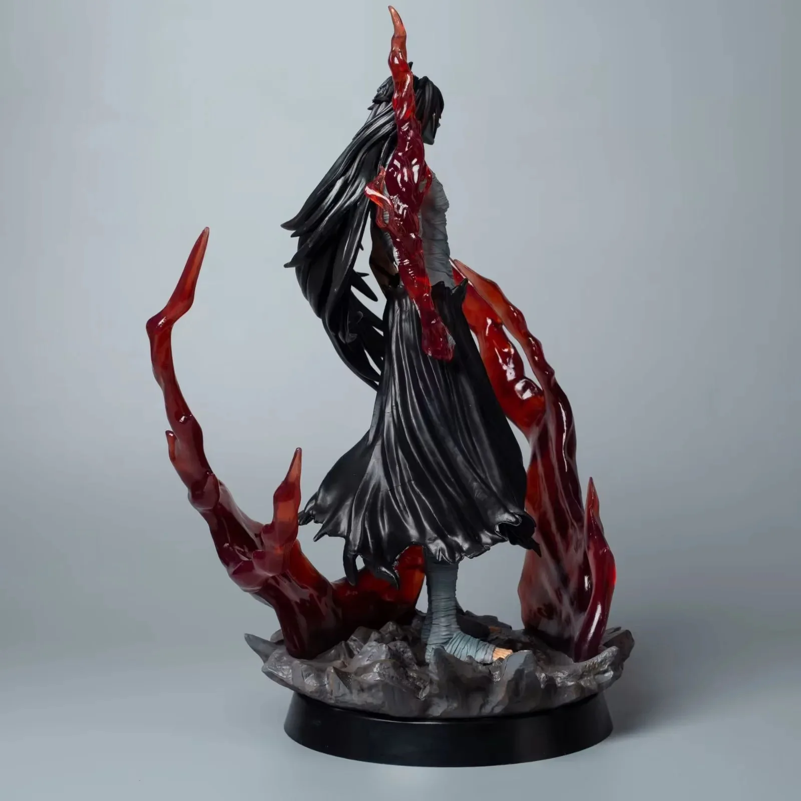 Bandai Death God Gk Bloodbath Kurosaki Ichigo Moon Free Form Battle State Statue Model Ornament Color Box Interchangeable Head