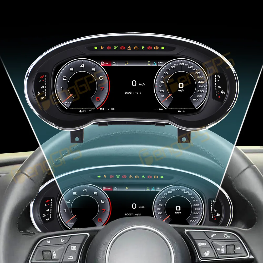 

Для Audi A3 2014-2020: Цифровая приборная панель LCD, виртуальный кокпит, многофункциональный спидометр