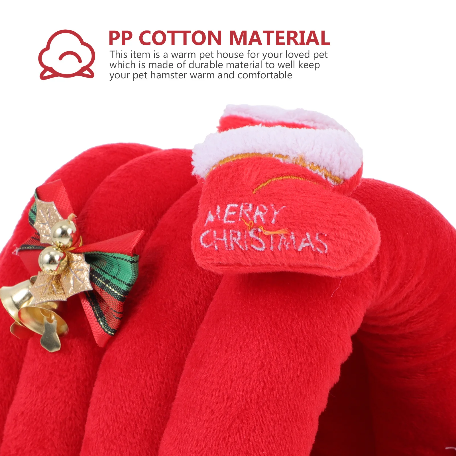 

1Pcs Cute Hamster Warm Cave Bed for Small Pets Winter Nest Shelter for Hedgehog Squirrel Chinchilla Cozy Portable Resting