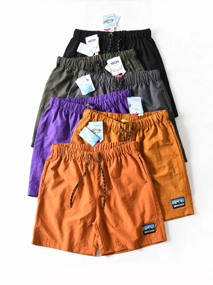 

Новые летние мужские спортивные пляжные орты для фитнеса, свободные прямые ноги, дышащие, модные, городские, из полиэфирного волокна