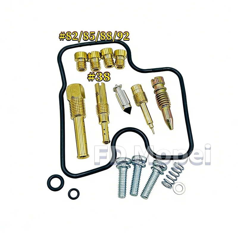 Für Honda XL125V Varadero 125cc 2001-2007 Motorrad Vergaser Reparaturteile Hauptdüsen-Nadel-Kit – Detail 1