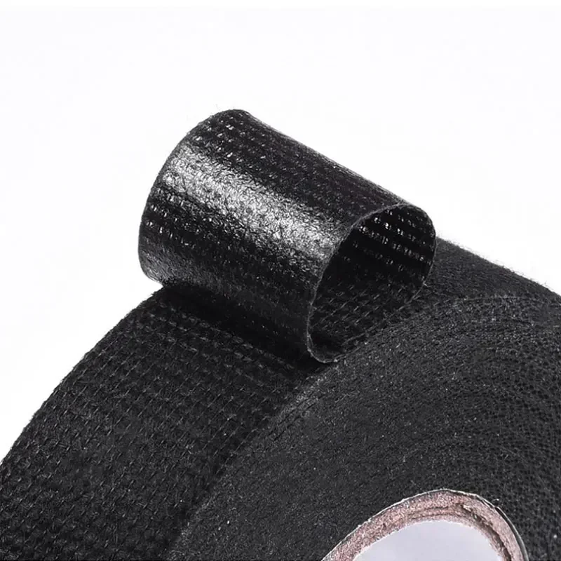 15M Width 9/15/25/40/50mm Heat-resistant Flame Retardant Tape Adhesive Cloth Tape For Car Cable Harness Wiring Loom Protection