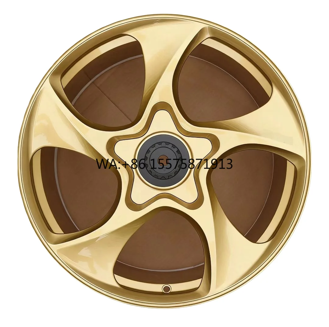

1 Piece Passenger Car One Piece Cast Aluminum Alloy Wheels 18-22 Inch 5x112 Silver Deep Concave Rim 30mm ET New Bolts