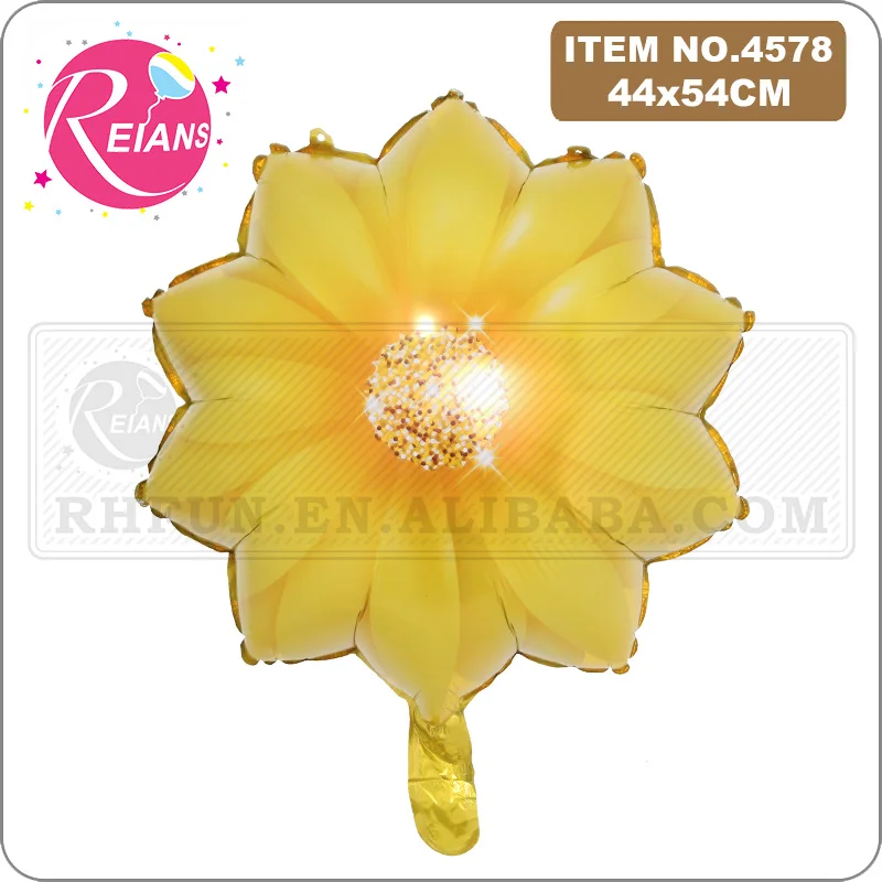 Sunflower Flower Foil Balloons Red Rose Purple Yellow Birthday Party Baby Shower Valentine\'s Day Wedding suppliers Decoration