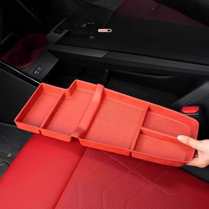 Boîte de rangement sous Console pour BMW X1 2023 2024 U11, boîte de rangement pour accoudoir de tasse d'eau, garniture de rangement, accessoires d'intérieur automobile