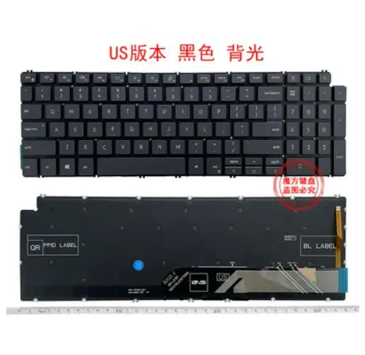 

New for Dell Inspiron 15 5501 5502 5508 5509 5515 5584 5590 5593 5594 5598 7590 7591 P42E Laptop Keyboard US backlit black