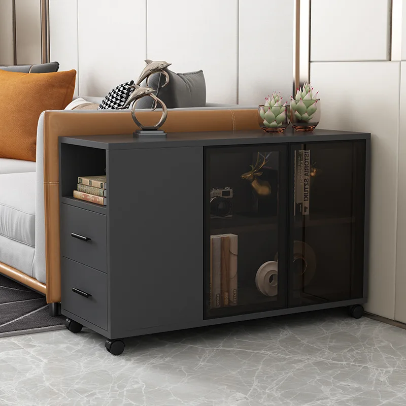 Sofa side side cabinet, simple modern small apartment, living room corner table, movable tea table