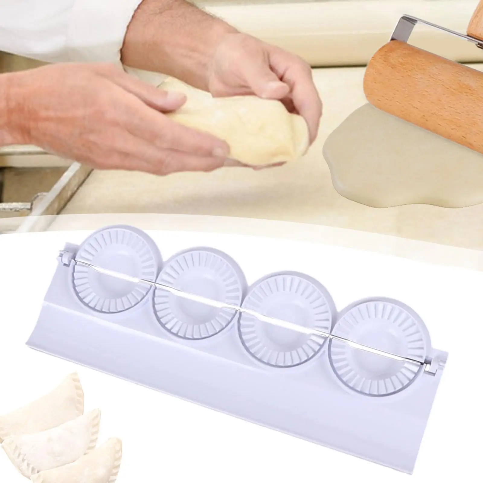 Dumpling Maker Press Kitchen Gadgets Multifunctional for Home Easy to Use Dumpling Model for Pierogi Cakes Empanadas