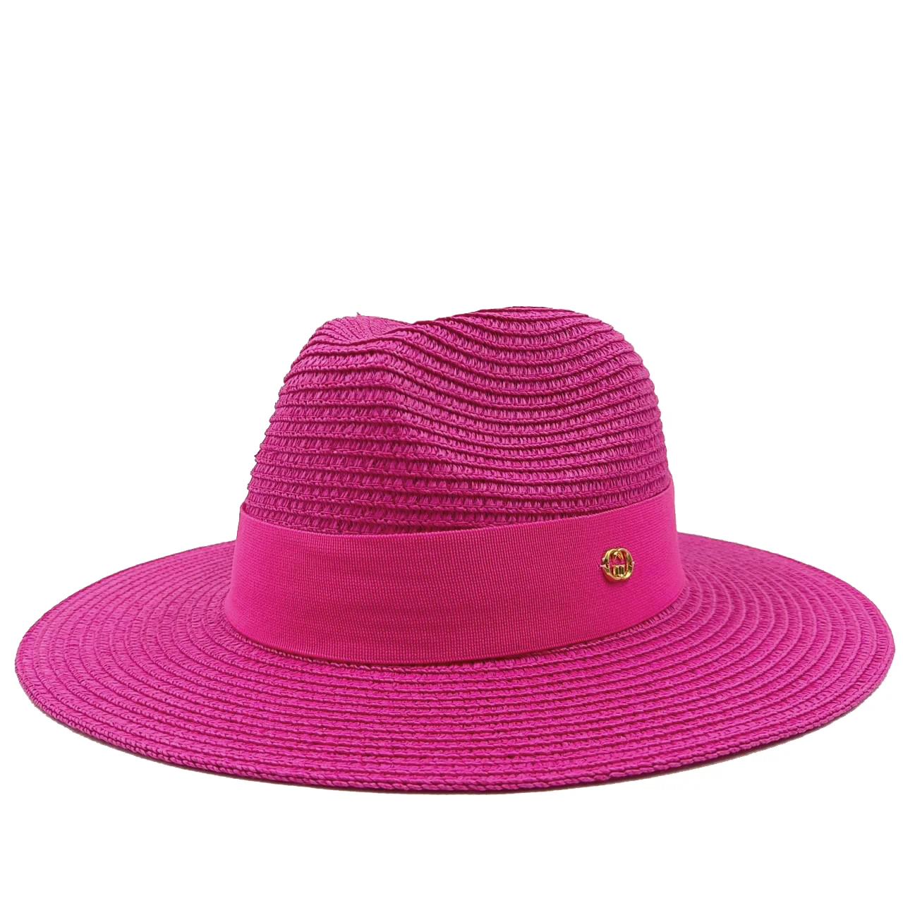 White Straw Hat New Beach Hat Macaron Summer Versatile Flat Top Straw Hat Beach Travel Essential Sun Hat 2023