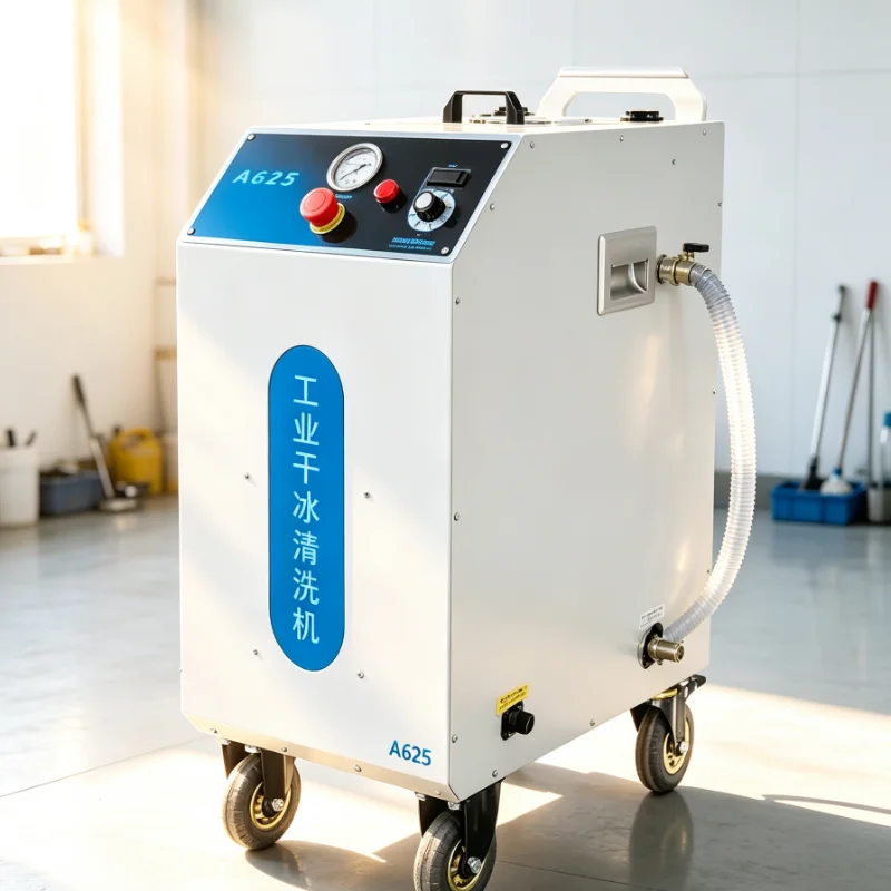 Customized Dry Ice Blaster Equipment Mobile Dry Ice Cleaner For Automotive Workshop Paint Residue Elimination Component Cleaning