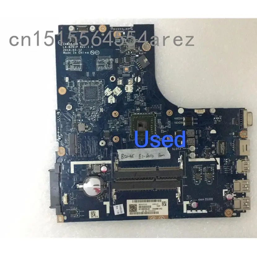 

Used For Lenovo Ideapad B50-45 Laptop Motherboard Mainboard UMA E1-6010 LA-B291P 5B20G37223