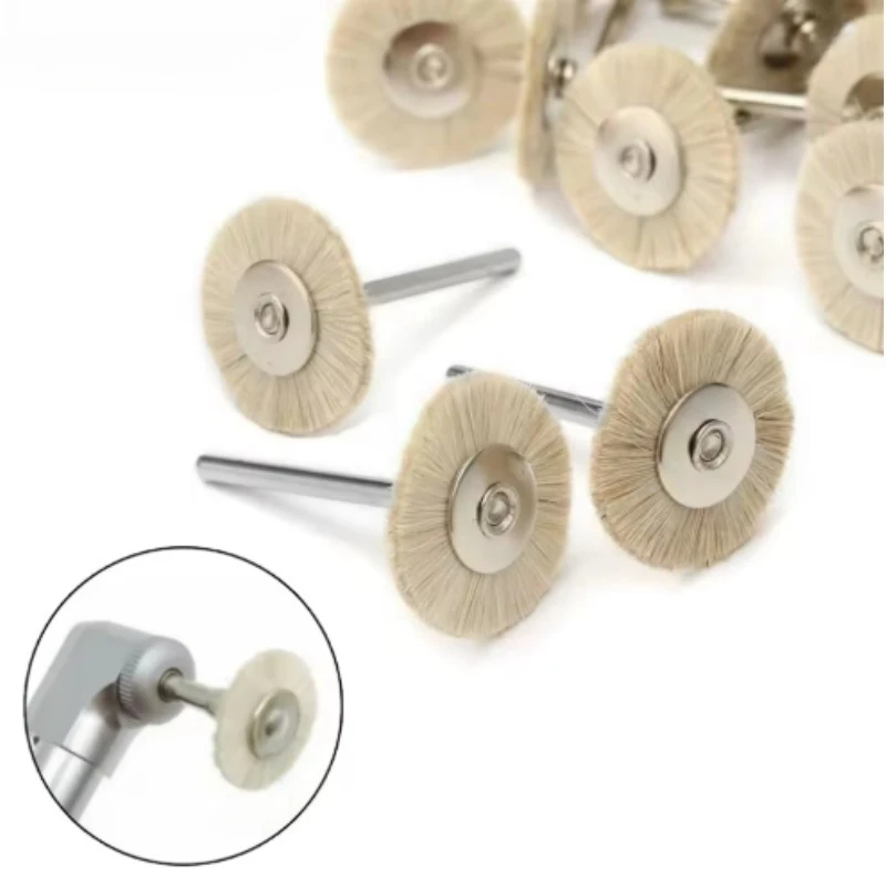 10pcs Polishing Wheels Wool/Cotton/Cloth Buffing Pad Jewelry Abrasive Brush Dremel Accessories For Rotary Tools