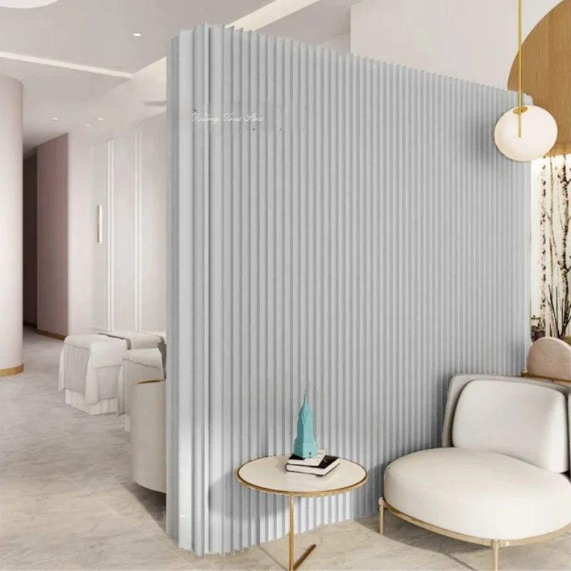 32cm thick foldable paper screen partition, beauty salon partition, fence wall, room divider, home decoration item