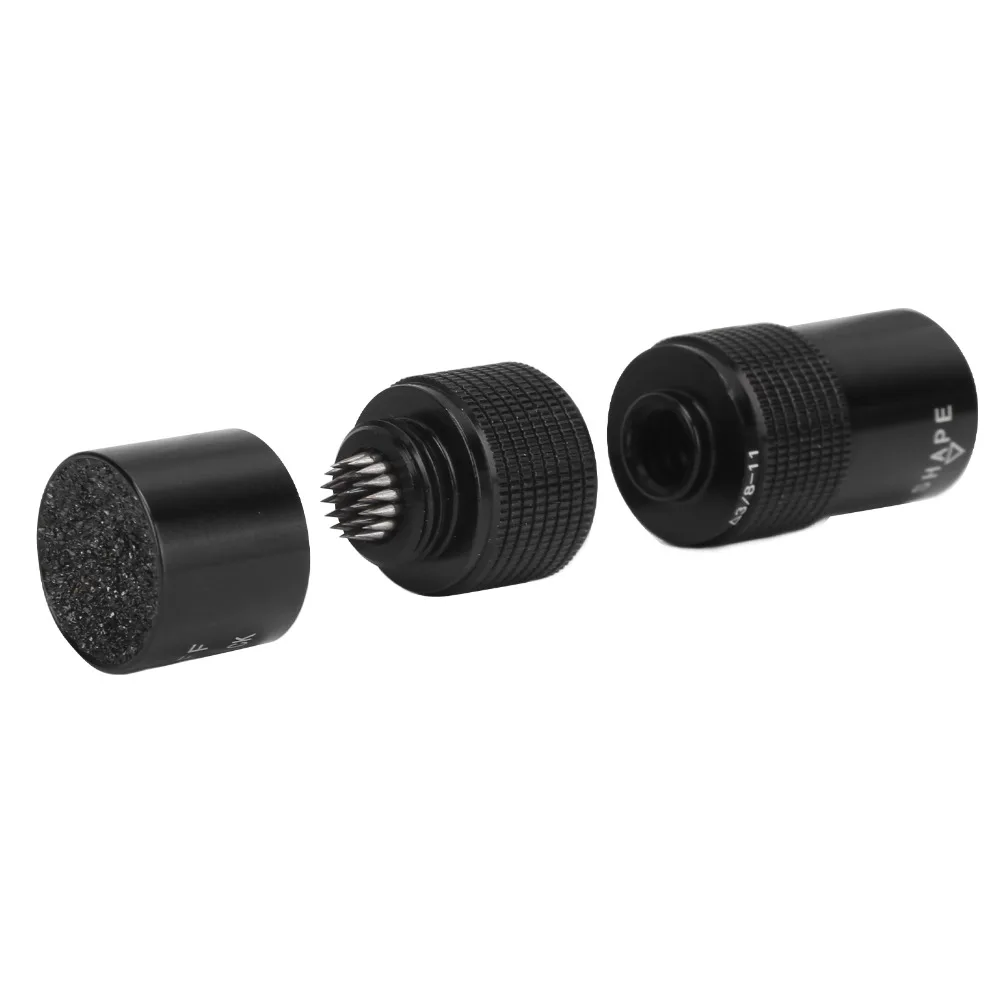 

Инструмент для ремонта бильярдных киев из алюминиевого сплава, 4-в-1, черный, с резьбой 3/8-11