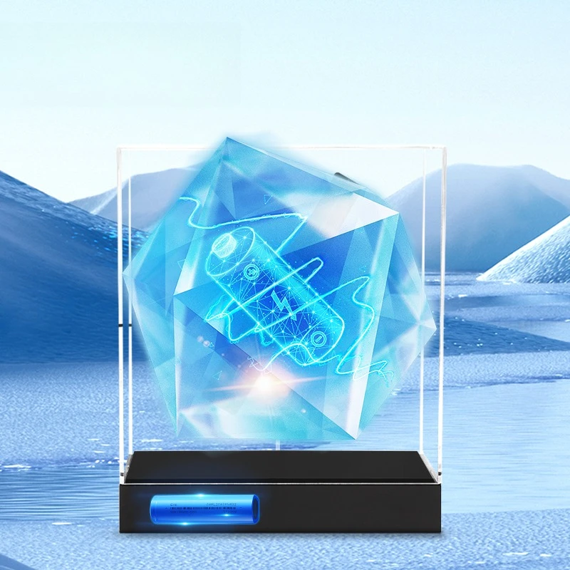 20CM cm 3D Hologram Projection LED Light Display Box Halloween Desktop Image Video Store/Bar/Halloween 4K