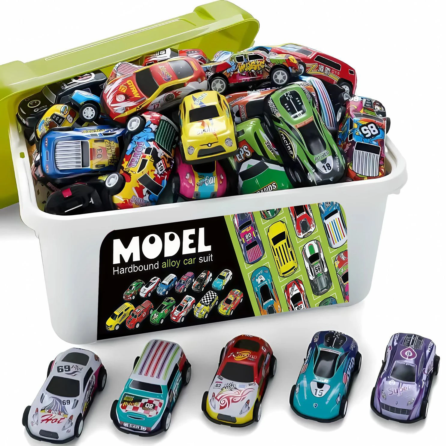 

20/30 шт. Игрушечные машинки с откатным механизмом, Игрушечные машинки с коробкой для хранения на Рождество, (стиль и случайный цвет) Декоративные блоки комнаты, Игрушки для мальчиков, Детские игрушки, Рождественские подарки для детей