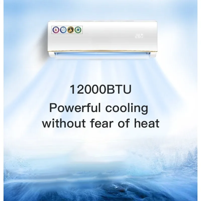 Multi-Spec Inverter Wall AC, 1.5 to 2.5HP, 12000/18000/24000BTU Household Air Conditioner for Global Trade