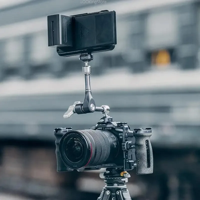 Falcam F22 Kit de brazo mágico de liberación rápida 7/11 pulgadas perilla de cabeza de bola doble extensión de Control brazo mágico jaula de cámara trípode ergonomía