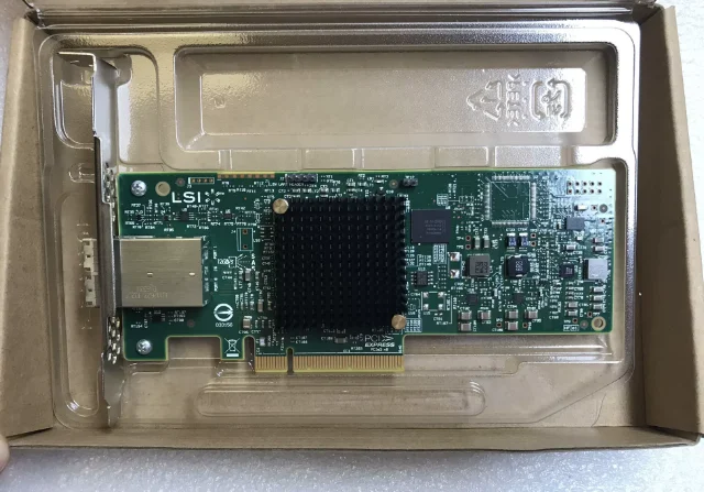 12Gb external HBA card pass-through card SFF8644, LSI 9300-8e half-height flap, LSI 9400-8e full-height flap,