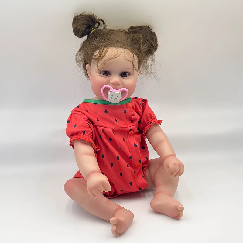

NPK 20 дюймов высокое качество ручной работы Genesis окрашенная 3D кожа Maddie реалистичная кукла реборн для новорожденных