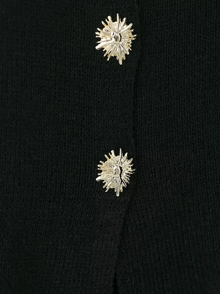 NLZGMSJ 2025 Herfst Trui Vesten Voor Vrouwen Textuur Gebreid Vest Vrouw Streetwear Knop Decoratie vrouwen Mouwloze Truien