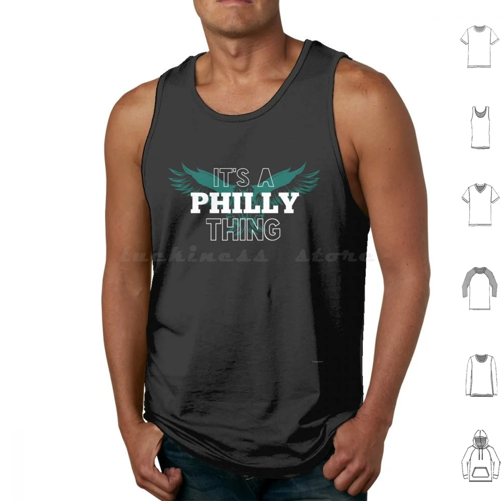 

Майка без рукавов It's A Philly Thing День святого Валентина