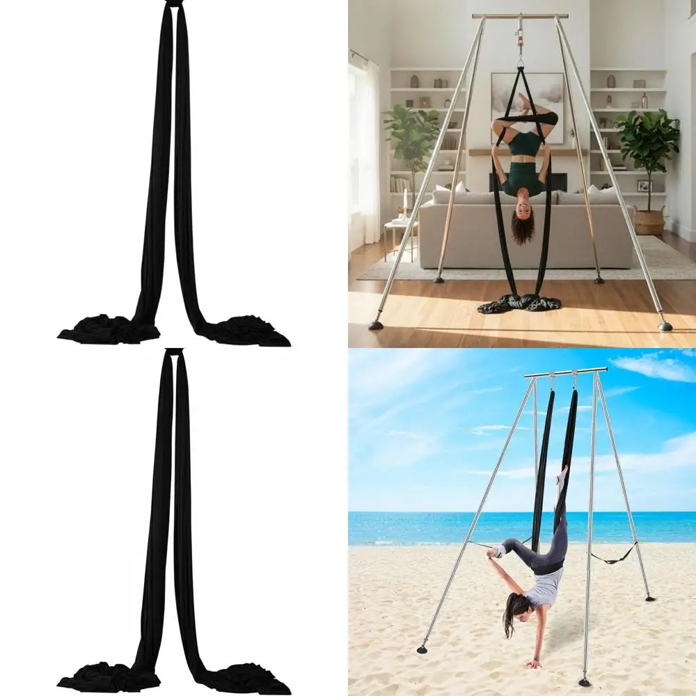 

Aerial Silks, Yoga Swing, Aerial Yoga Hammock, Ariel Silk, Gymnastics Swing, Acrobatics Equipment, For Home, Indoor, Outdoor, Ar