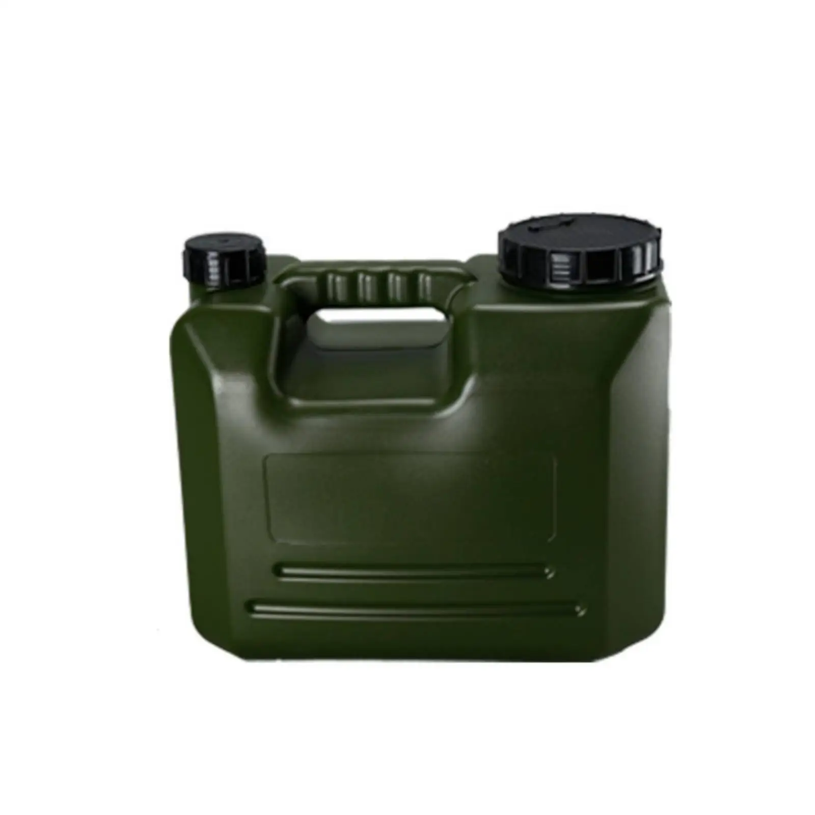 Portable Water Container Compact Jerry Can with Handle Heavy-Duty for Road Trips