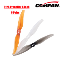 NEW Gemfan 5126 Propeller 5 inch 2 Blade CW CCW Props LR5126-2 High Efficiency RC Helicopter FPV Accessory Spare Parts